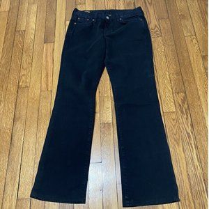 Lucky Brand Black Jeans Womens Size 6/28 Classic Bootcut Denim Jeans Inseam 31"